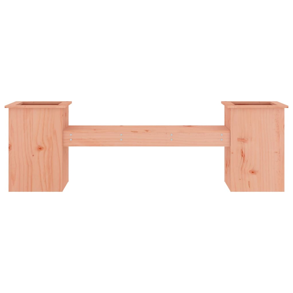 Bankje met plantenbakken 184,5x39,5x56,5 cm grenenhout douglas MeubelReus