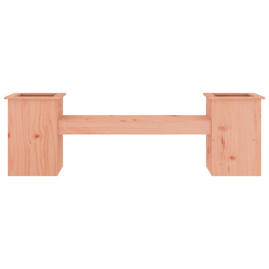 Bankje met plantenbakken 184,5x39,5x56,5 cm grenenhout douglas MeubelReus