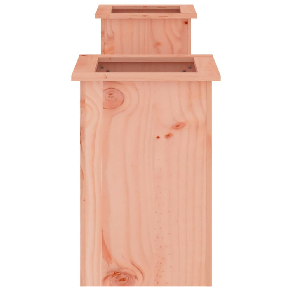 Bankje met plantenbakken 184,5x39,5x56,5 cm grenenhout douglas MeubelReus