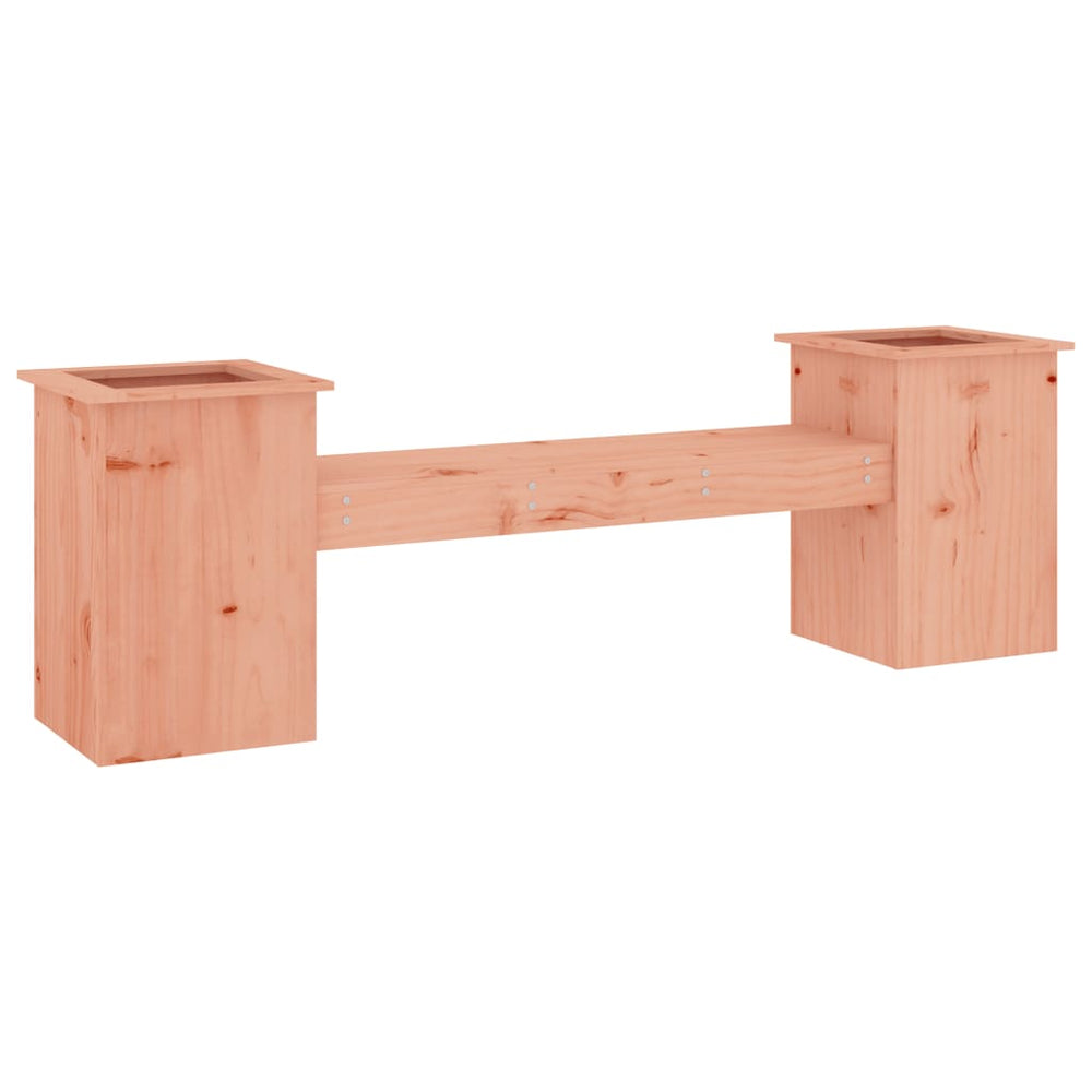 Bankje met plantenbakken 184,5x39,5x56,5 cm grenenhout douglas MeubelReus