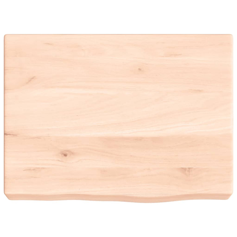 Wandschap 40x30x6 cm onbehandeld massief eikenhout