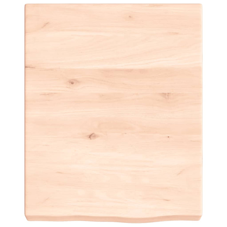 Wandschap 40x50x6 cm onbehandeld massief eikenhout