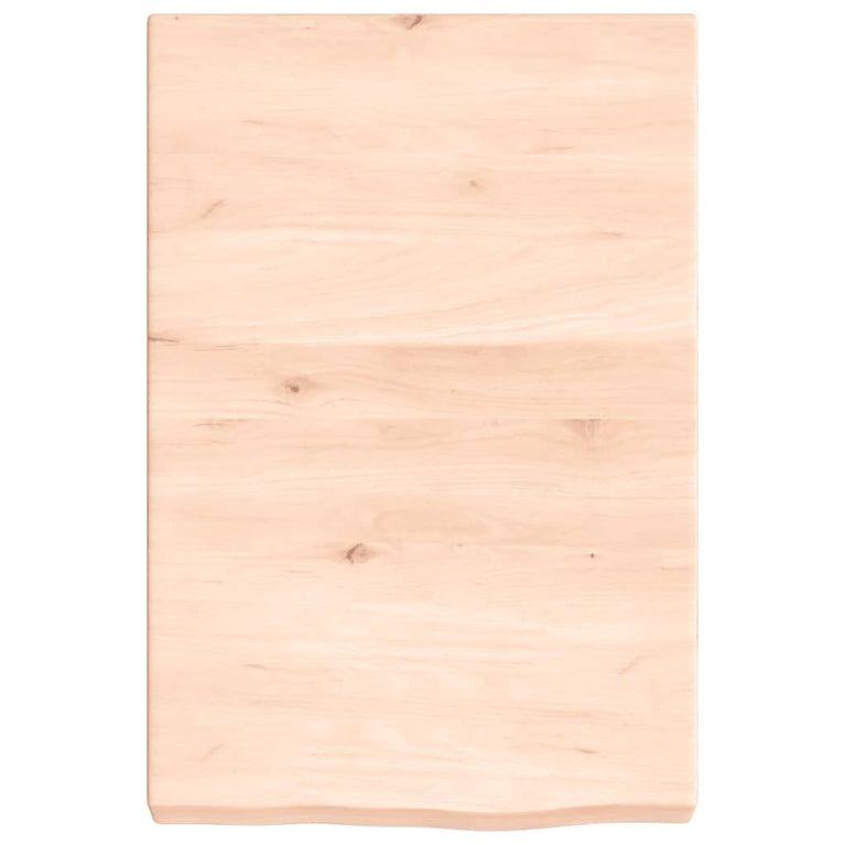 Wandschap 40x60x6 cm onbehandeld massief eikenhout