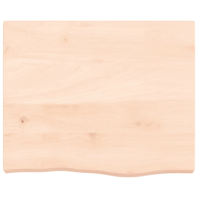 Wandschap 60x50x6 cm onbehandeld massief eikenhout