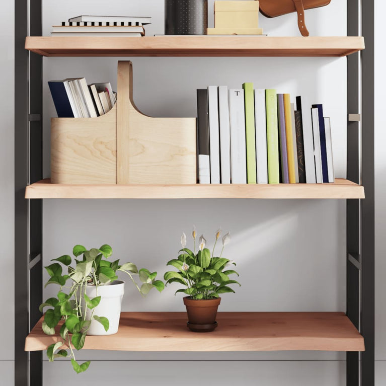 Wandschap 80x60x4 cm onbehandeld massief eikenhout
