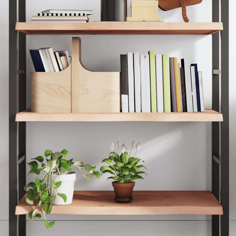 Wandschap 80x60x4 cm onbehandeld massief eikenhout