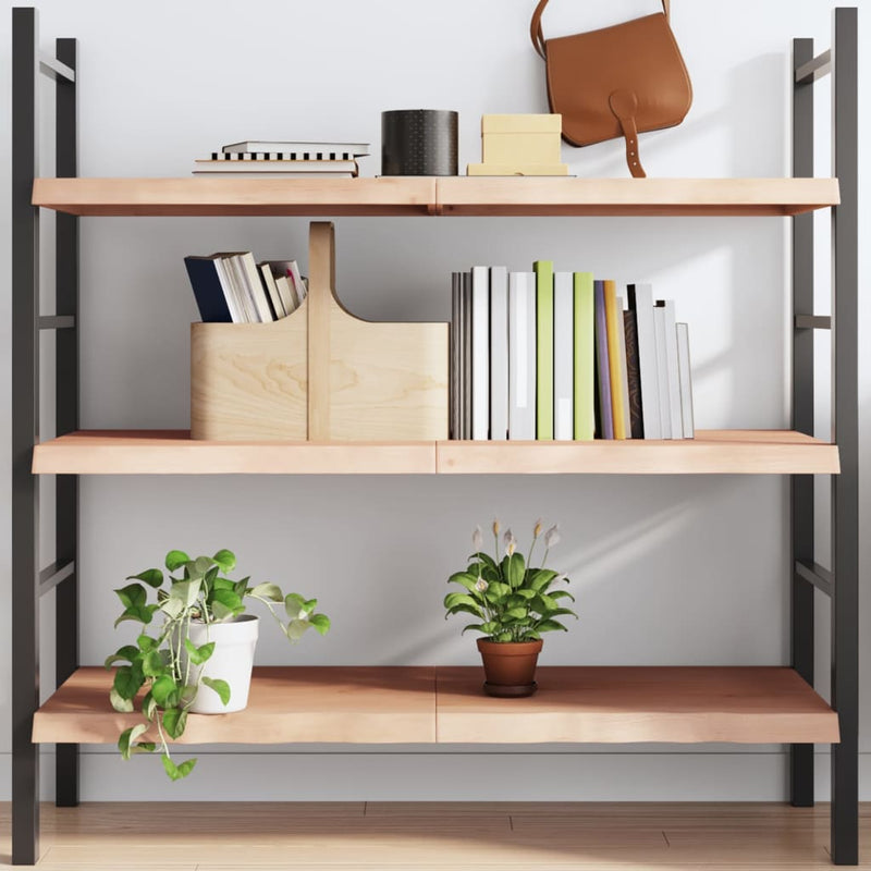 Wandschap 120x60x4 cm onbehandeld massief eikenhout
