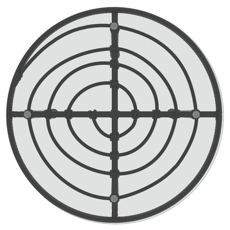 5-delige Tuinset poly rattan zwart MeubelReus