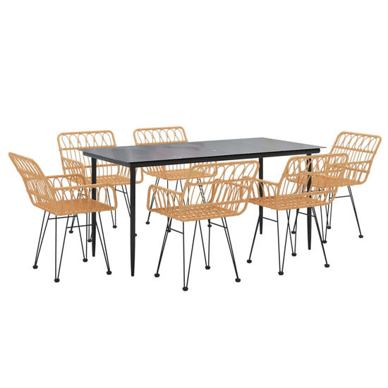 7-delige Tuinset poly rattan MeubelReus