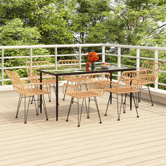 7-delige Tuinset poly rattan MeubelReus