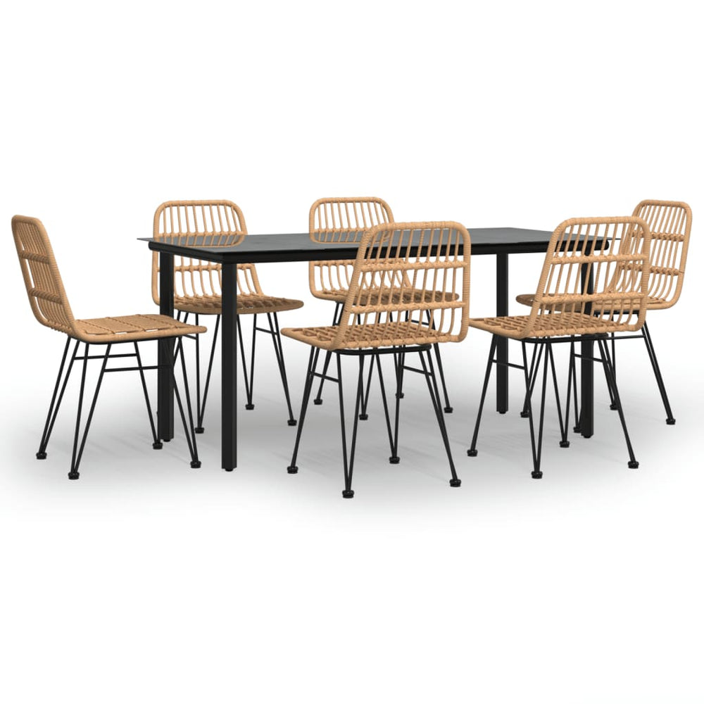 7-delige Tuinset poly rattan MeubelReus