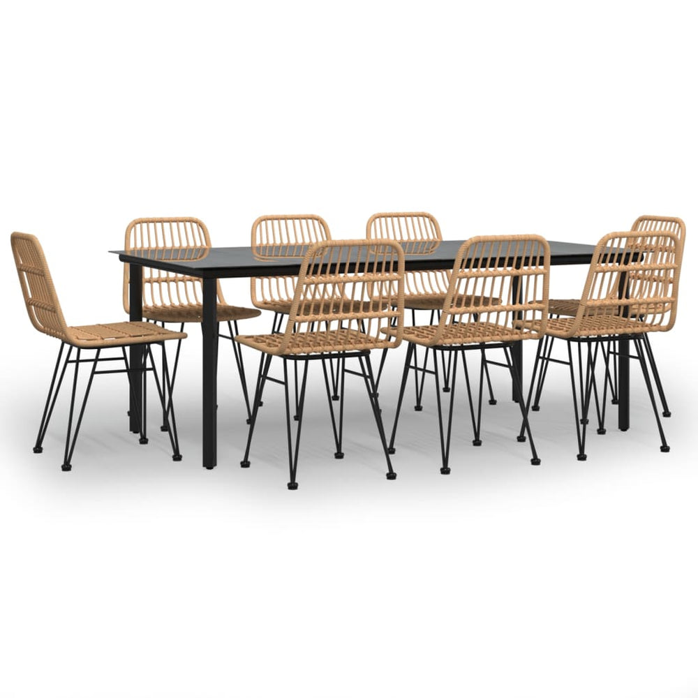 9-delige Tuinset poly rattan MeubelReus