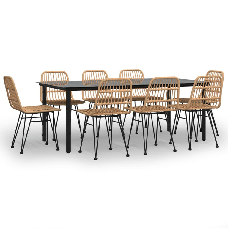 9-delige Tuinset poly rattan MeubelReus