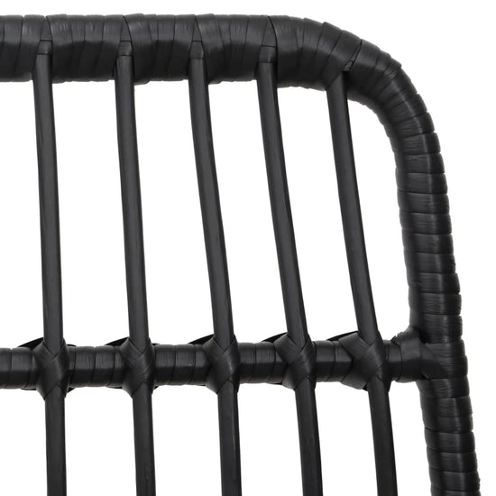 9-delige Tuinset poly rattan zwart MeubelReus