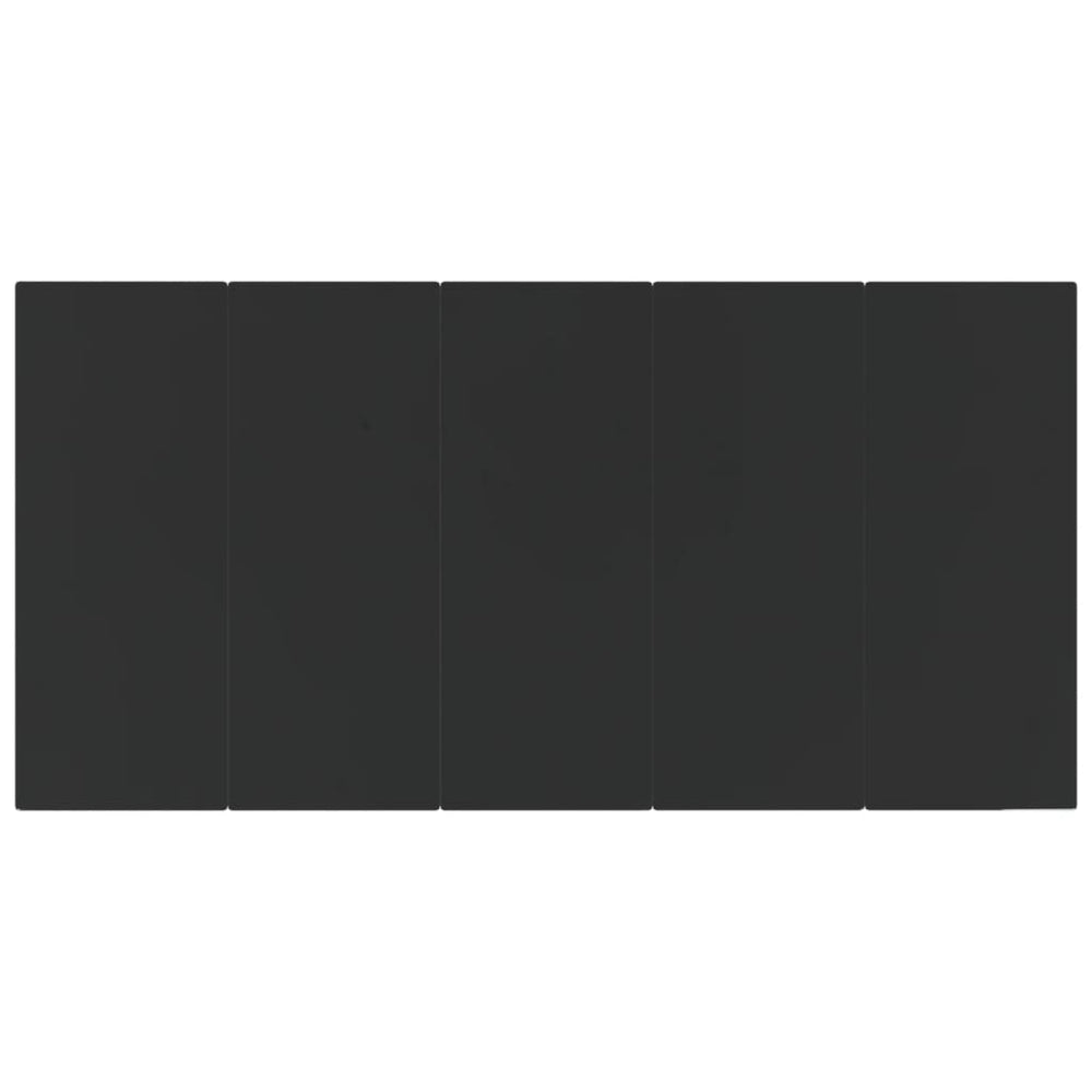 9-delige Tuinset poly rattan zwart MeubelReus