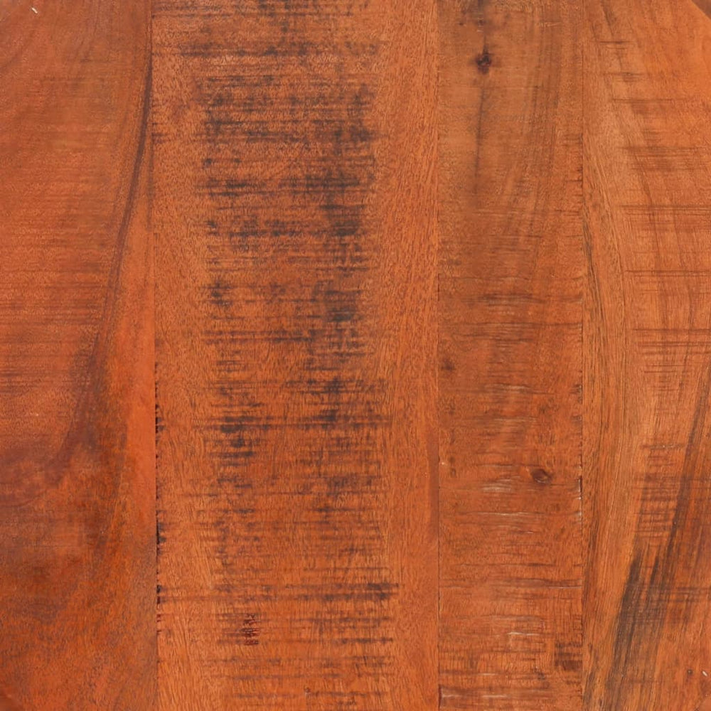 Salontafel Ø52x30 cm massief ruw mangohout MeubelReus