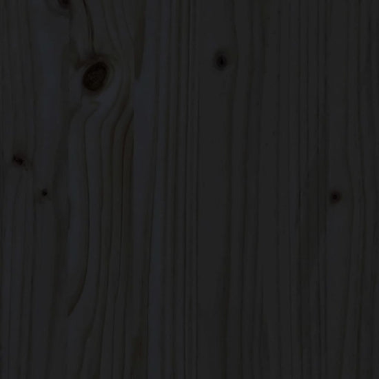 3-delige Loungeset met kussens massief hout zwart MeubelReus