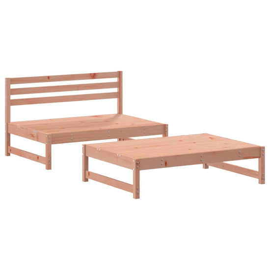 2-delige Loungeset met kussens massief douglashout MeubelReus