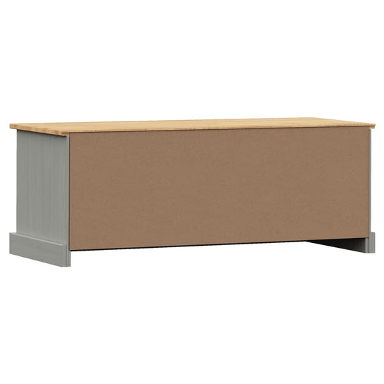 Tv-meubel VIGO 106x40x40 cm massief grenenhout grijs MeubelReus
