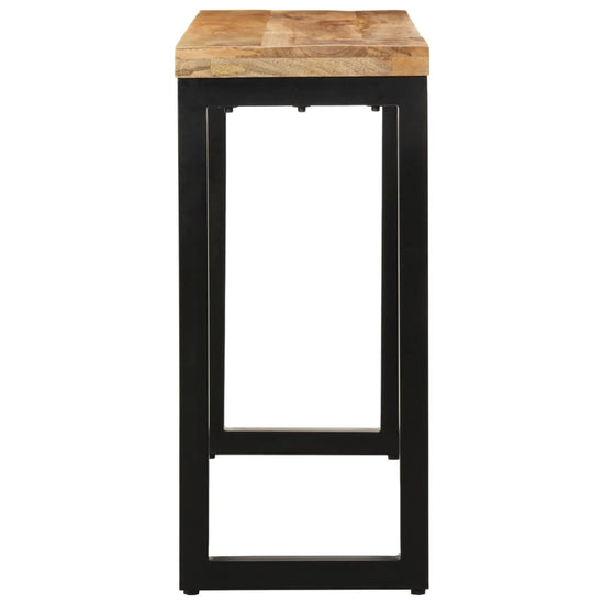 Wandtafel 110x35x76 cm massief ruw mangohout MeubelReus