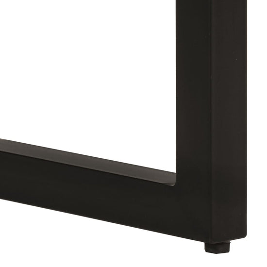 Wandtafel 110x35x76 cm massief ruw mangohout MeubelReus