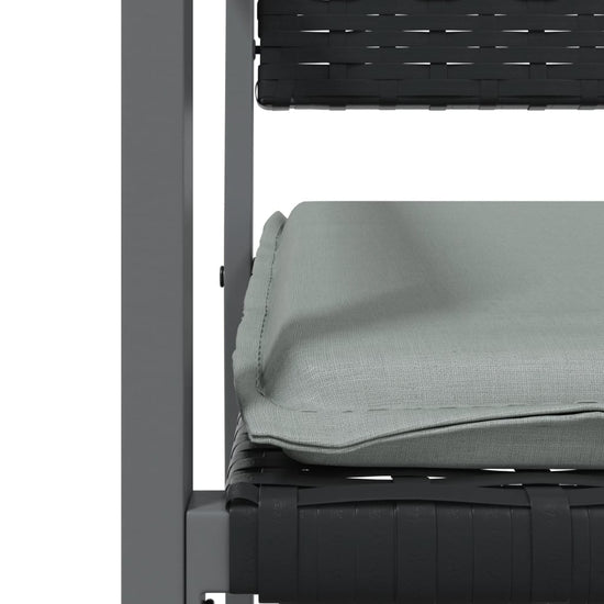 9-delige Tuinset met kussens poly rattan en staal MeubelReus