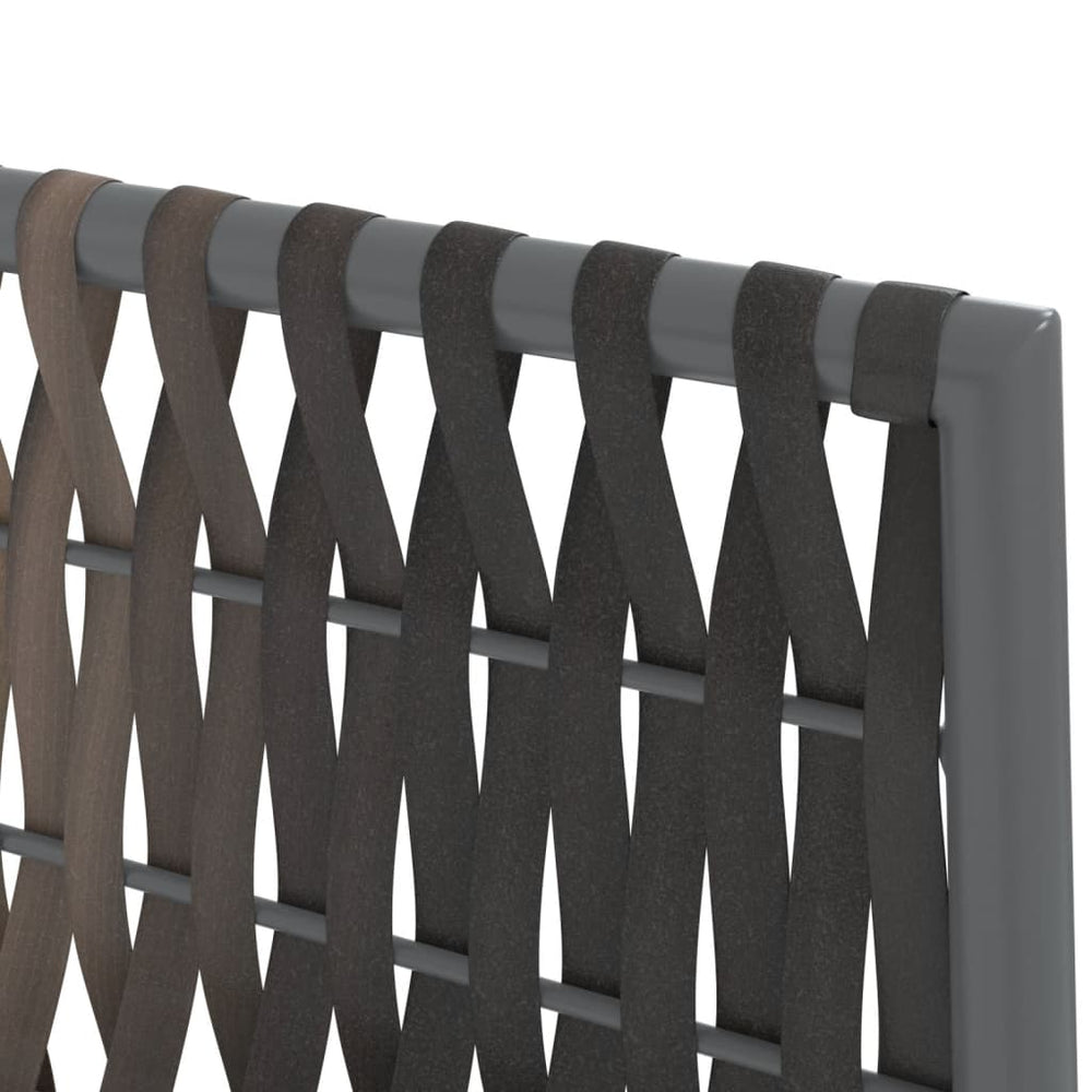 5-delige Tuinset met kussens poly rattan en staal MeubelReus