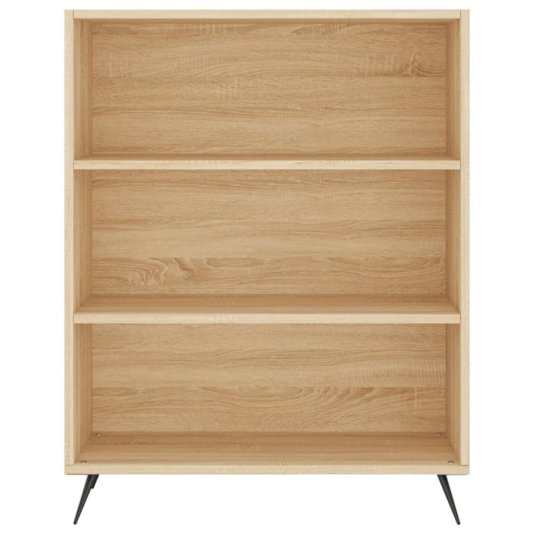 Boekenkast 69,5x32,5x90 cm bewerkt hout sonoma eikenkleurig MeubelReus