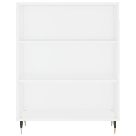 Boekenkast 69,5x32,5x90 cm bewerkt hout wit MeubelReus