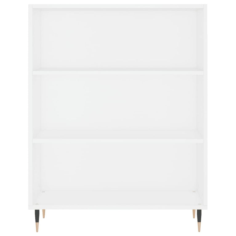 Boekenkast 69,5x32,5x90 cm bewerkt hout wit MeubelReus