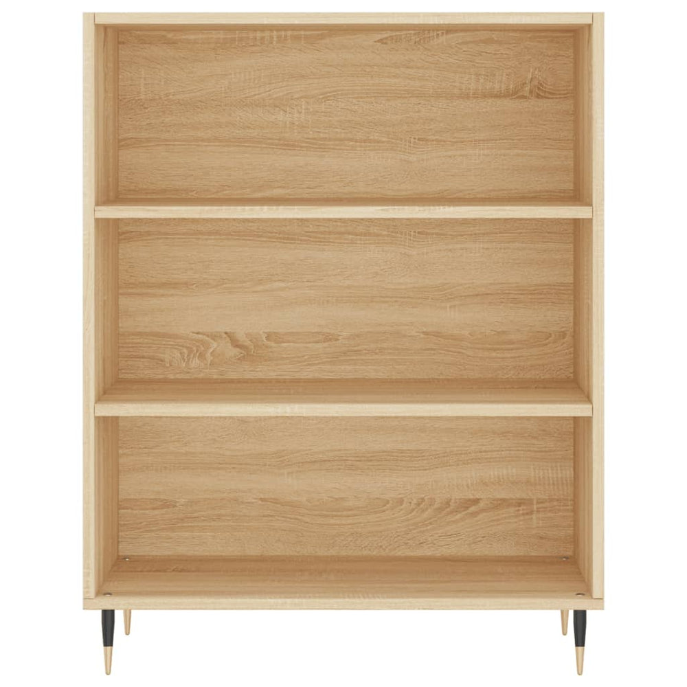 Boekenkast 69,5x32,5x90 cm bewerkt hout sonoma eikenkleurig MeubelReus