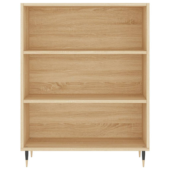 Boekenkast 69,5x32,5x90 cm bewerkt hout sonoma eikenkleurig MeubelReus