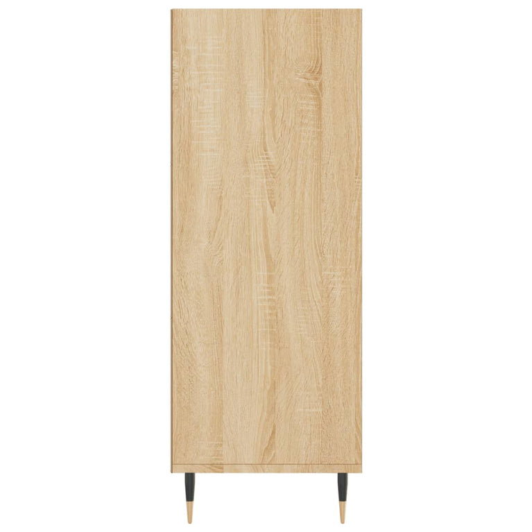 Boekenkast 69,5x32,5x90 cm bewerkt hout sonoma eikenkleurig MeubelReus