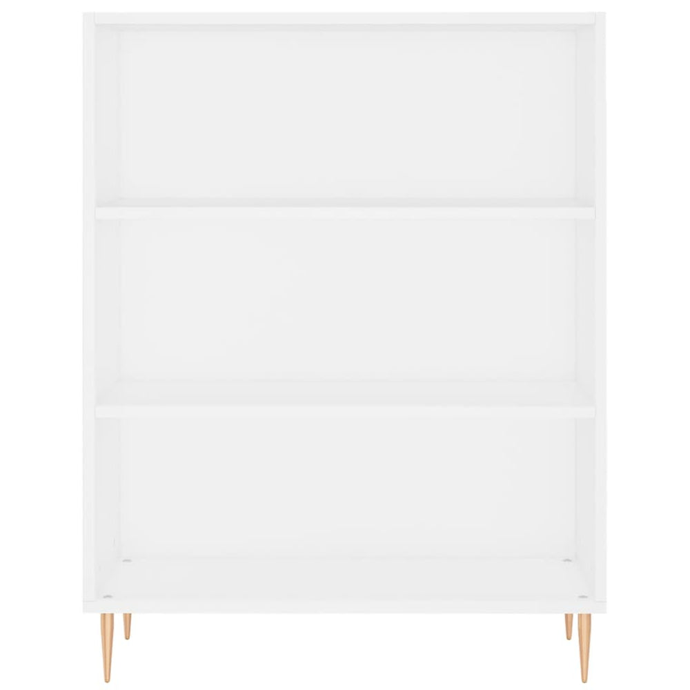 Boekenkast 69,5x32,5x90 cm bewerkt hout wit MeubelReus