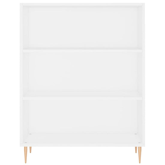 Boekenkast 69,5x32,5x90 cm bewerkt hout wit MeubelReus