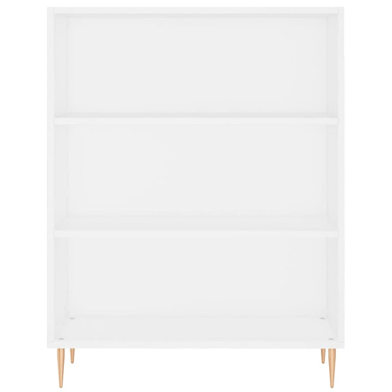 Boekenkast 69,5x32,5x90 cm bewerkt hout wit MeubelReus
