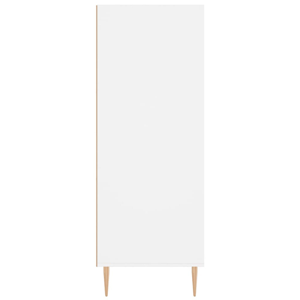 Boekenkast 69,5x32,5x90 cm bewerkt hout wit MeubelReus