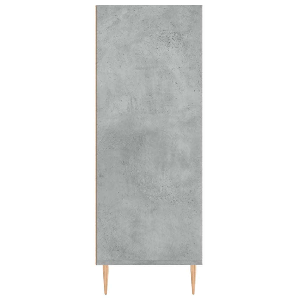 Boekenkast 69,5x32,5x90 cm bewerkt hout betongrijs MeubelReus
