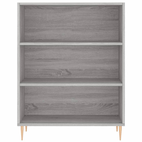 Boekenkast 69,5x32,5x90 cm bewerkt hout grijs sonoma eikenkleur MeubelReus