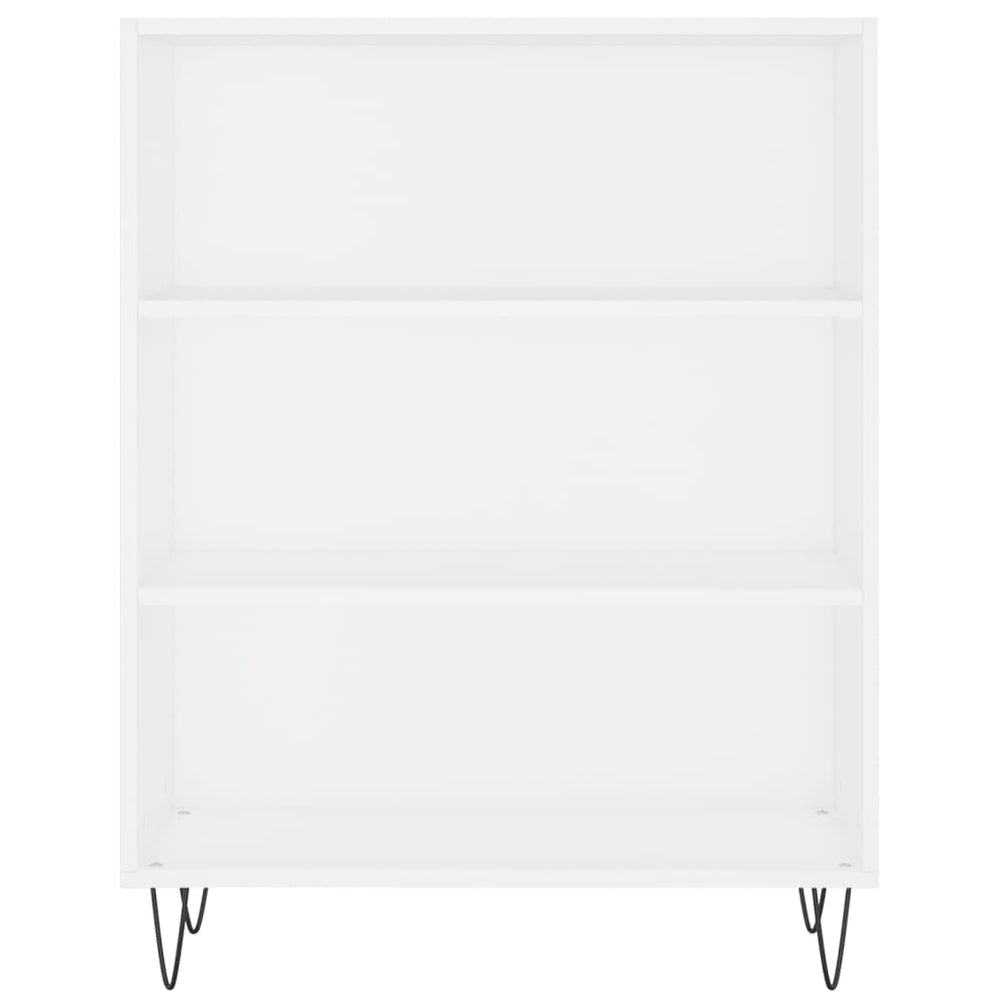Boekenkast 69,5x32,5x90 cm bewerkt hout wit MeubelReus