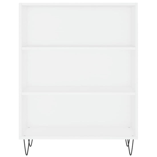 Boekenkast 69,5x32,5x90 cm bewerkt hout wit MeubelReus