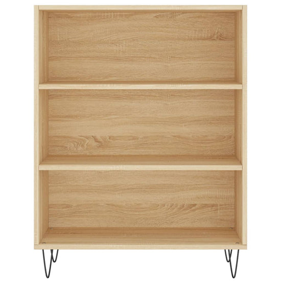 Boekenkast 69,5x32,5x90 cm bewerkt hout sonoma eikenkleurig MeubelReus