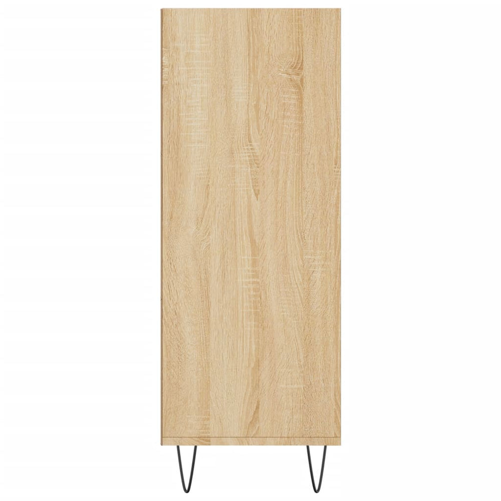 Boekenkast 69,5x32,5x90 cm bewerkt hout sonoma eikenkleurig MeubelReus