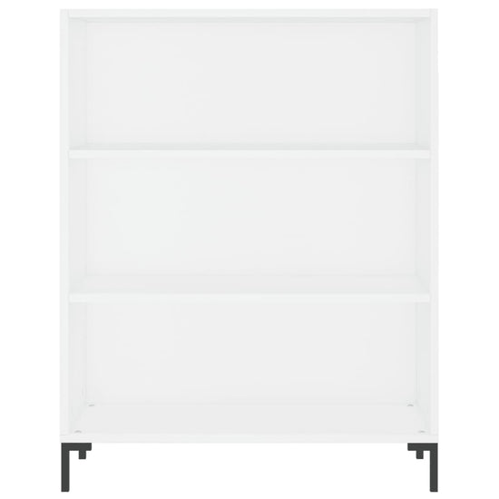Boekenkast 69,5x32,5x90 cm bewerkt hout wit MeubelReus