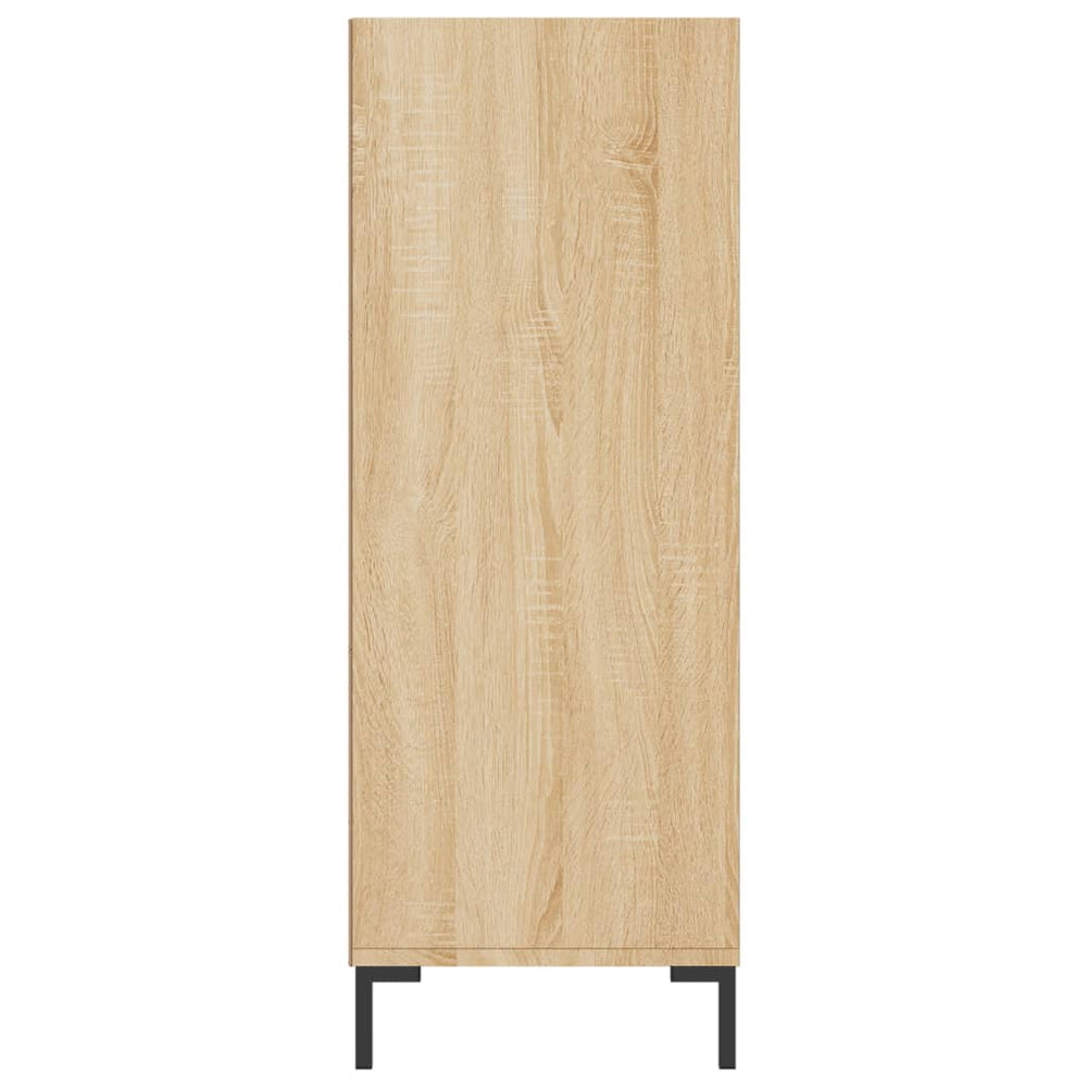 Boekenkast 69,5x32,5x90 cm bewerkt hout sonoma eikenkleurig MeubelReus