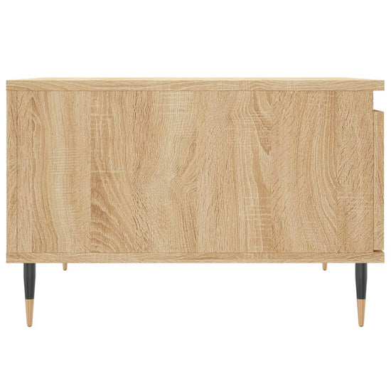 Salontafel 55x55x36,5 cm bewerkt hout sonoma eikenkleurig MeubelReus