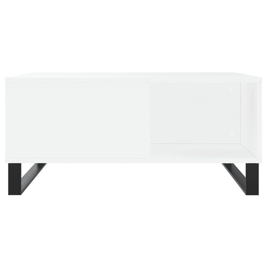 Salontafel 80x80x36,5 cm bewerkt hout wit MeubelReus