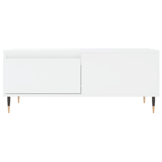 Salontafel 90x50x36,5 cm bewerkt hout wit MeubelReus