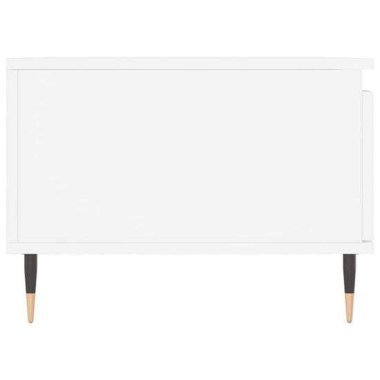 Salontafel 90x50x36,5 cm bewerkt hout wit MeubelReus