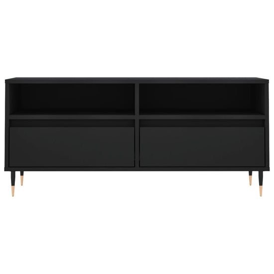 Tv-meubel 100x34,5x44,5 cm bewerkt hout zwart MeubelReus